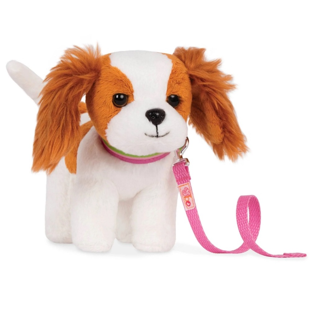 Our Generation 6-inch King Charles Spaniel Pup Posable Plush for 18” Dolls